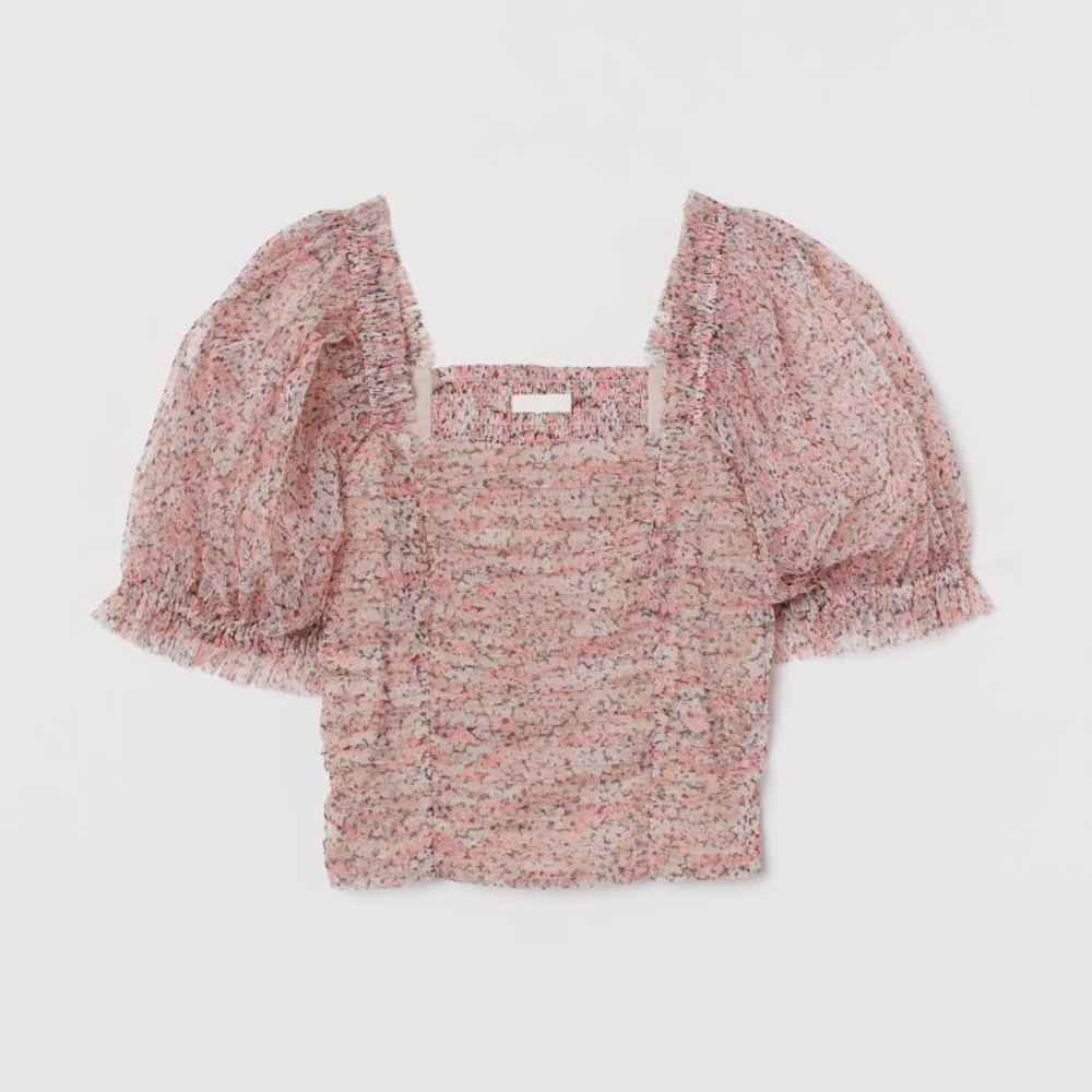 H&M Puff Sleeve Top NWT!!